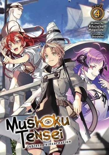 Mushoku Tensei Jobless Reincarnation Volume 4 light novel cover
