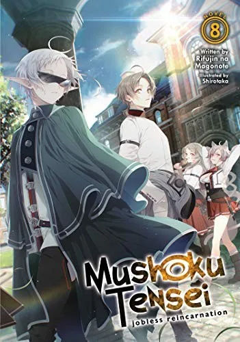 Mushoku Tensei Jobless Reincarnation Volume 8 light novel cover