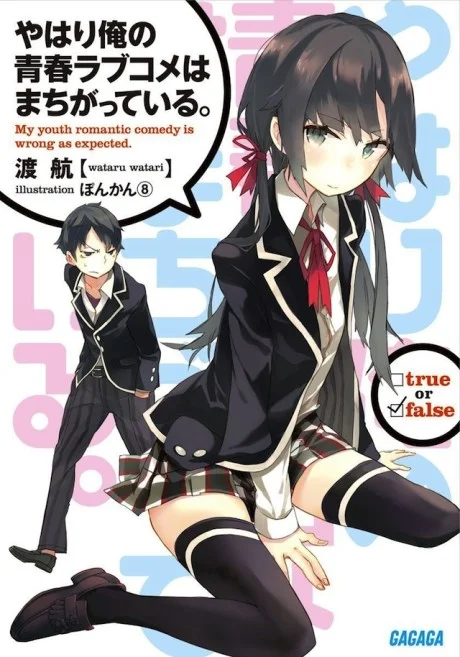 My Youth Romantic Comedy Is Wrong, As I Expected light novel cover art