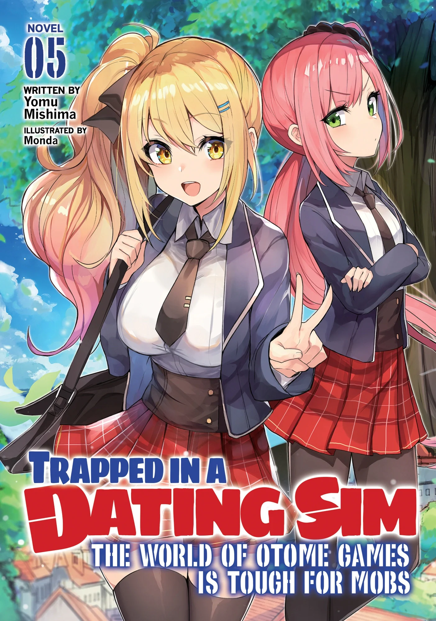 Trapped in a Dating Sim Vol 5 light novel cover