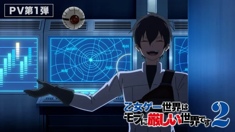 Leon in mech cockpit from Trapped in a Dating Sim anime S2