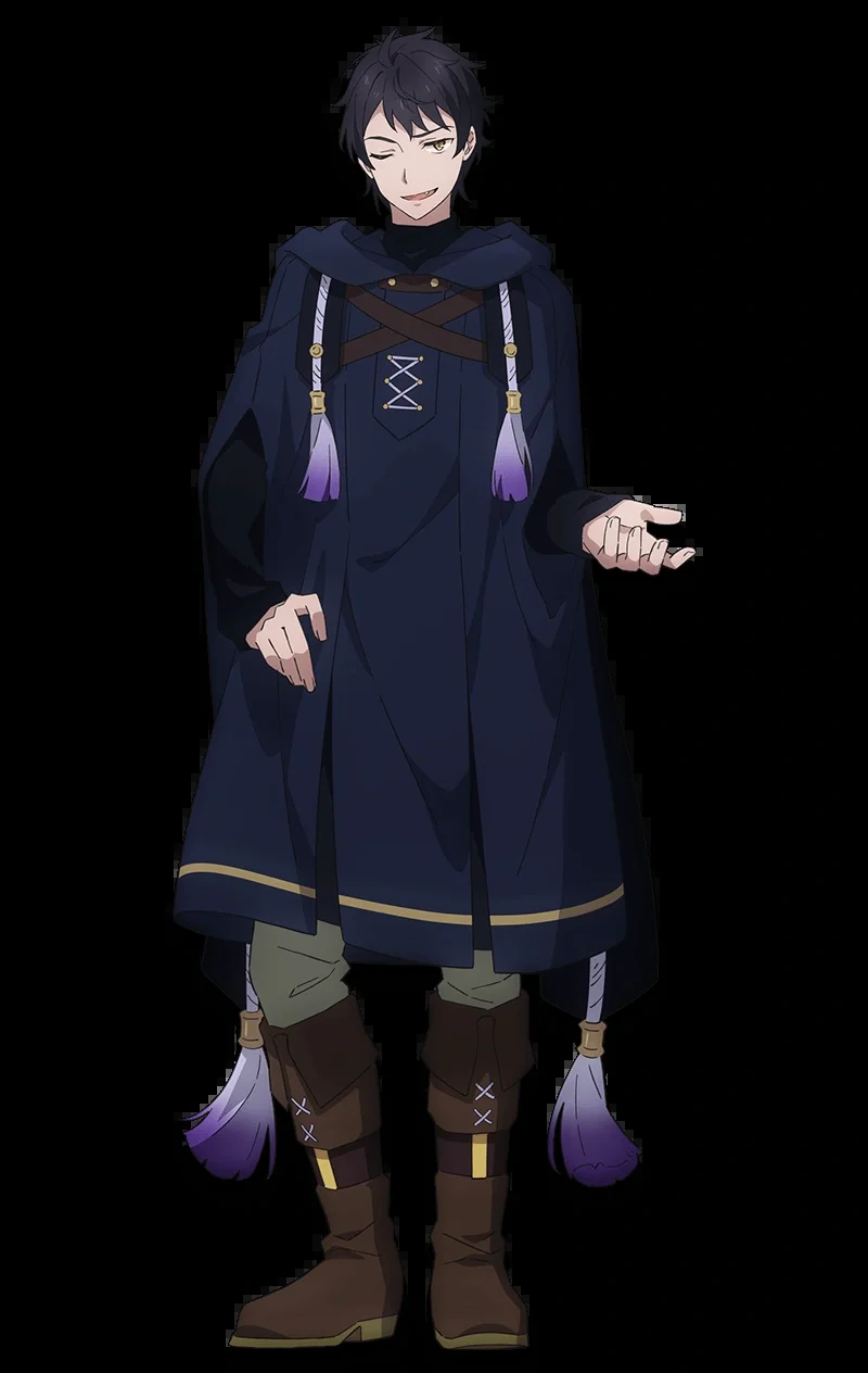Nero in human form from Secrets of the Silent Witch anime