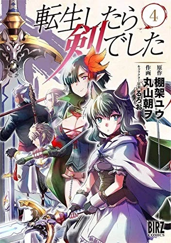 Reincarnated as a Sword light novel volume 4 cover